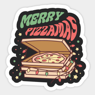 Merry Pizzamas Christmas Sticker